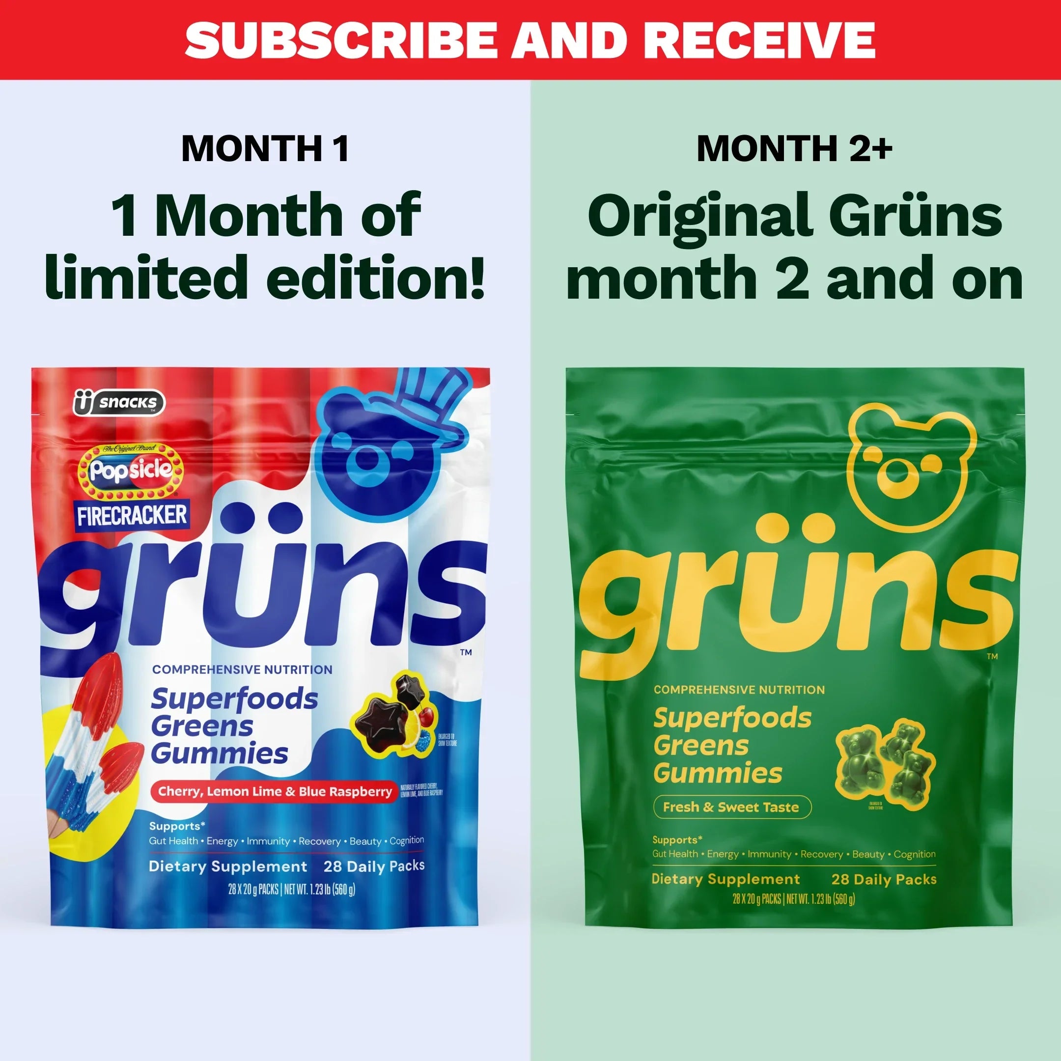 Popsicle® Firecracker Grüns - Flavor Ready